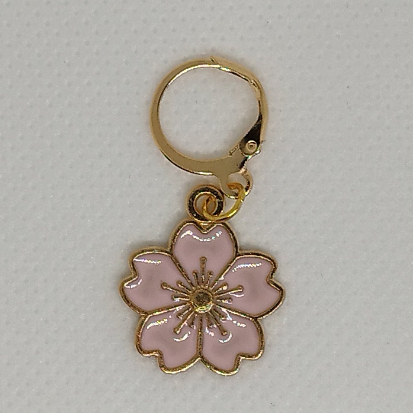 Marque Maille fleur rose